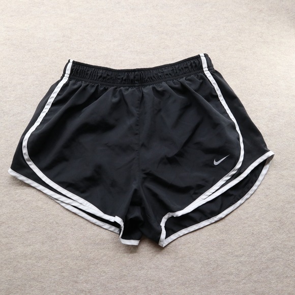Nike Pants - Nike Running Shorts Medium Black White Trim Y2K Dri-FIT Activewear